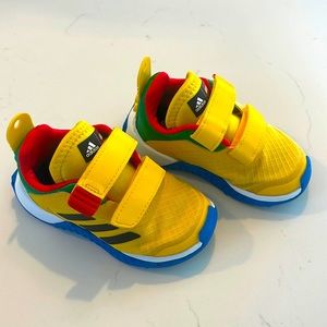 Adidas DNA x LEGO Two-Strap Hook and Loop Toddler Shoes